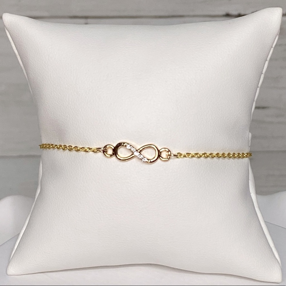 Gold Infinity Symbol Bracelet